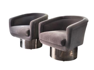  Pace Collection Leon Rosen for Pace Collection Swivel Chairs 1970