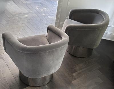  Pace Collection Leon Rosen for Pace Collection Swivel Chairs 1970