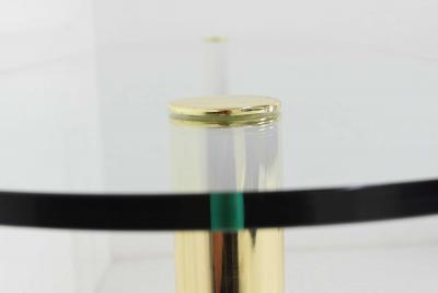  Pace Collection Pace Collection Brass and Glass Console Table