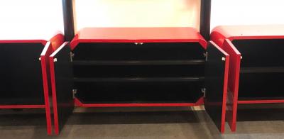  Pace Collection Pace Collection Obra Wall Unit Janet Schwietzer Three Section Illuminated