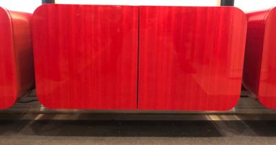  Pace Collection Pace Collection Obra Wall Unit Janet Schwietzer Three Section Illuminated