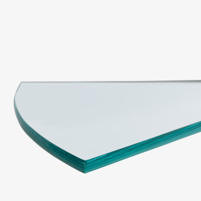 Pace Collection Pace Collection Wedge Accent Cigar Drinks Table in Polished Brass by Leon Rosen