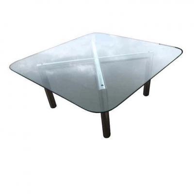  Pace Collection Pace Style X Base Tubular Chrome Coffee Table
