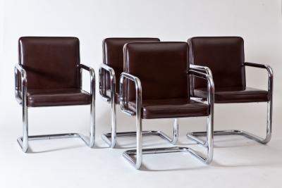  Pace Collection Set of Four Side Chairs Style of Pace