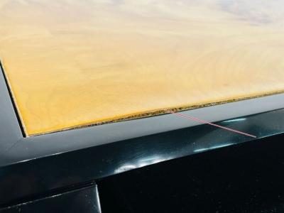  Pace Collection Vintage Desk With Burlwood Top in the style of Pace Collection USA 1970s