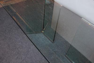  Pace Collection Vintage Plate Glass and Chrome Dining Table Model 6060 by Leon Rosen for Pace