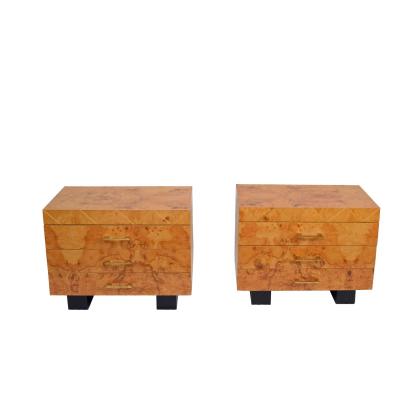  Pace Furniture Co Pair nights stands chests by Pace 1980s