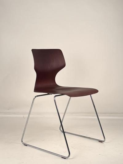  Pagholz Pair of Stacking Bentwood Chairs by Pagholz Fl totto