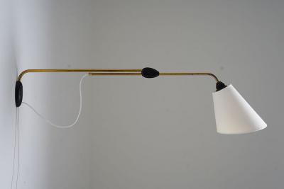  Pagos Scandinavian Mid Century Swivel Arm Wall Lamp by Pagos