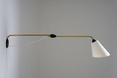  Pagos Scandinavian Mid Century Swivel Arm Wall Lamp by Pagos