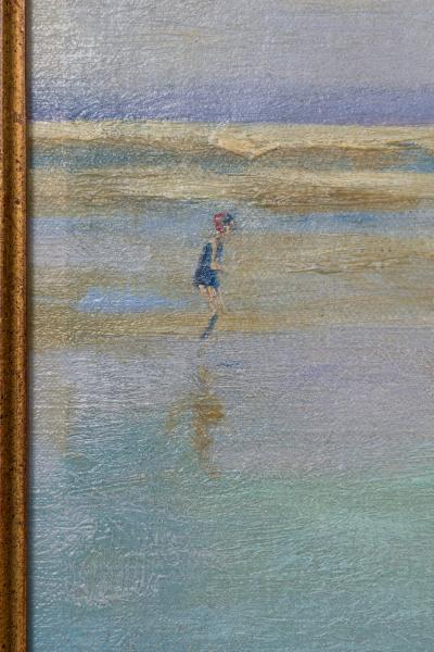  Painting With Figures In A Tidal Pool