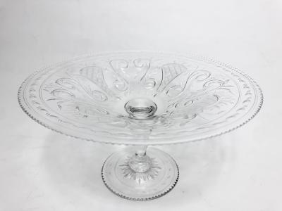  Pairpoint Glassworks Pair of Pairpoint Engraved Rock Crystal Compotes United States 1920