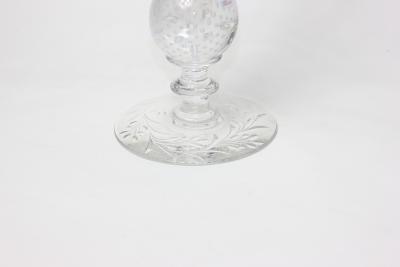  Pairpoint Glassworks Pairpoint Art Deco Engraved Crystal Flower Vase 1930 United States