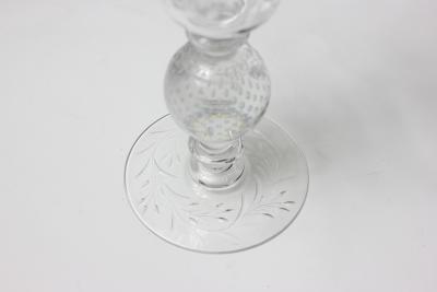  Pairpoint Glassworks Pairpoint Art Deco Engraved Crystal Flower Vase 1930 United States