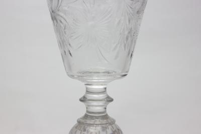  Pairpoint Glassworks Pairpoint Art Deco Engraved Crystal Flower Vase 1930 United States