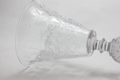  Pairpoint Glassworks Pairpoint Art Deco Engraved Crystal Flower Vase 1930 United States