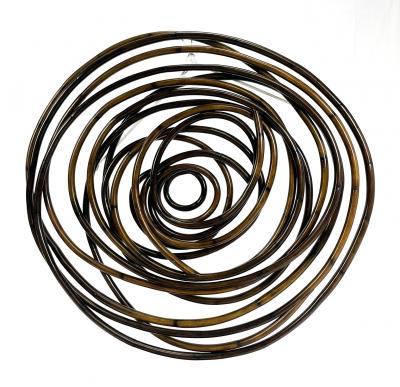 Palacek Large Scale Organic Modern Bentwood Wall Sculpture by Palacek