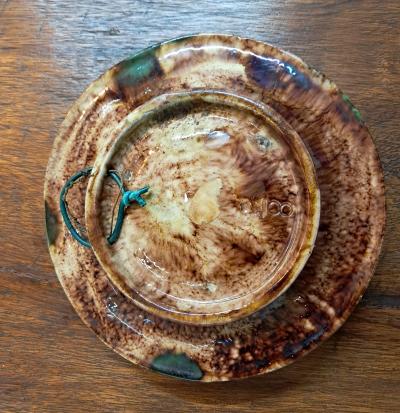  Palissy Ware Palissy Majolica 105 Palissy portuguese Majolica plate M Mafra