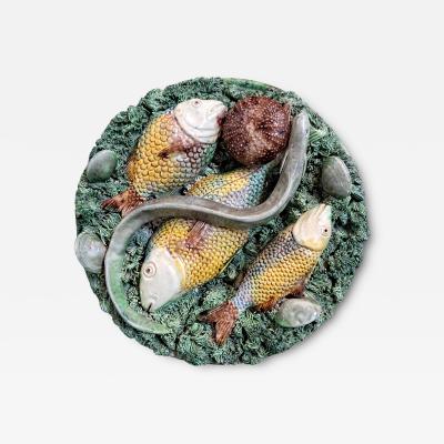  Palissy Ware Palissy Majolica 105 Palissy portuguese Majolica plate M Mafra