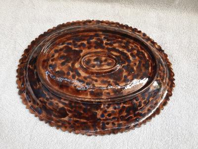  Palissy Ware Palissy Majolica 109 French Palissy Majolica Platter with Fish high quality piece 