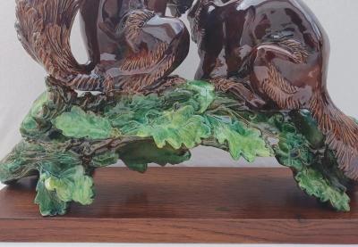  Palissy Ware Palissy Majolica 12 Palissy majolica Quality and beautiful rare piece Hugo Lonitz 