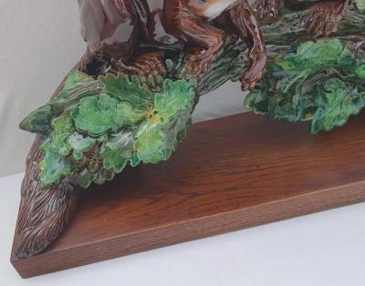  Palissy Ware Palissy Majolica 12 Palissy majolica Quality and beautiful rare piece Hugo Lonitz 