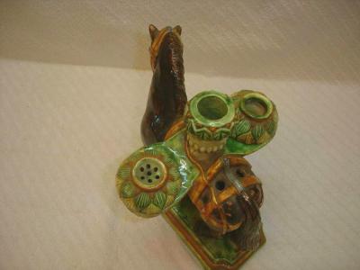  Palissy Ware Palissy Majolica 23 majolica Portuguese palissy Quality and rare inkwell and candlestick 