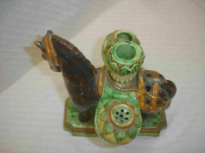  Palissy Ware Palissy Majolica 23 majolica Portuguese palissy Quality and rare inkwell and candlestick 