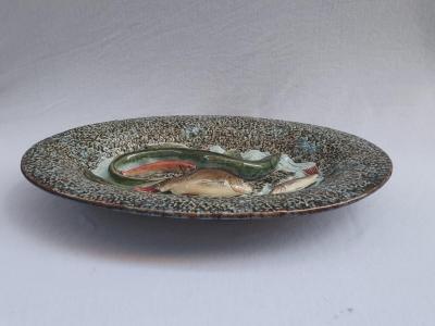  Palissy Ware Palissy Majolica 33 Palissy French Majolica plate 