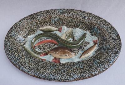  Palissy Ware Palissy Majolica 33 Palissy French Majolica plate 