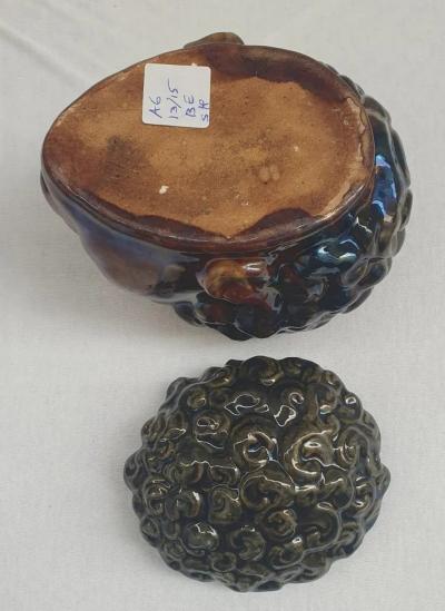  Palissy Ware Palissy Majolica 41 Palissy majolica small box quality piece 