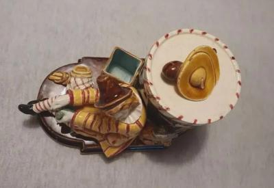  Palissy Ware Palissy Majolica 44 Palissy French Majolica box 