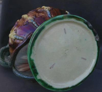  Palissy Ware Palissy Majolica 46 Portuguese Palissy majolica jar M Mafra 