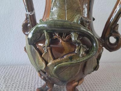  Palissy Ware Palissy Majolica 48 Palissy majolica jug 