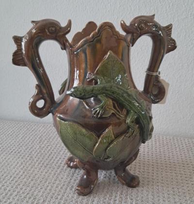  Palissy Ware Palissy Majolica 48 Palissy majolica jug 