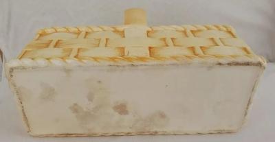  Palissy Ware Palissy Majolica 53 French Palissy majolica basket with lid 