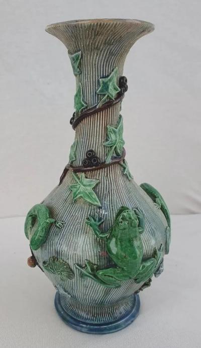  Palissy Ware Palissy Majolica 60 French Palissy majolica jug 