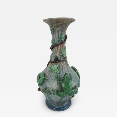  Palissy Ware Palissy Majolica 60 French Palissy majolica jug 