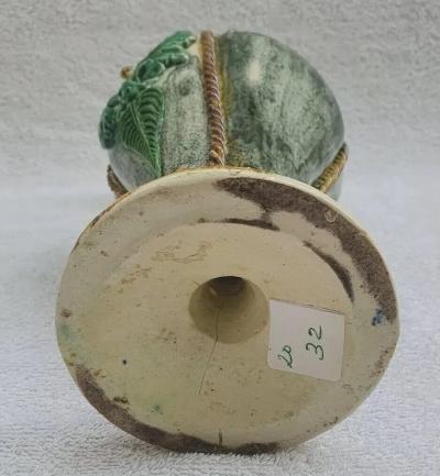  Palissy Ware Palissy Majolica 62 French Majolica jar 