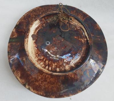  Palissy Ware Palissy Majolica 64 Portuguese Palissy majolica plate rare for having a mouse 