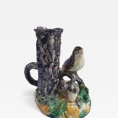  Palissy Ware Palissy Majolica 71 Portuguese Palissy majolica hand candlestick 