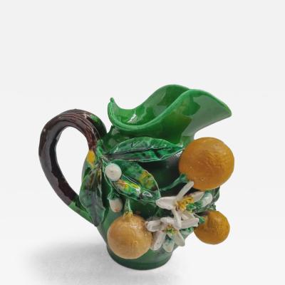  Palissy Ware Palissy Majolica 75 Majolica French Menton small jar piece