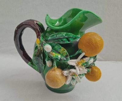  Palissy Ware Palissy Majolica 75 Majolica French Menton small jar piece