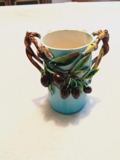  Palissy Ware Palissy Majolica 77 Majolica French Menton small jar piece