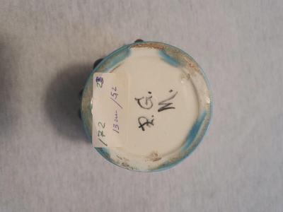  Palissy Ware Palissy Majolica 77 Majolica French Menton small jar piece