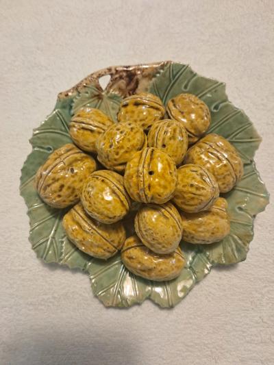  Palissy Ware Palissy Majolica 93 Palissy portuguese Majolica plate M Mafra Rare piece