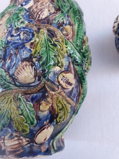  Palissy Ware Palissy Majolica French Palissy majolica Very rare very beautiful piece 