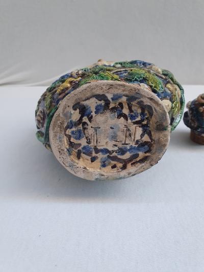  Palissy Ware Palissy Majolica French Palissy majolica Very rare very beautiful piece 