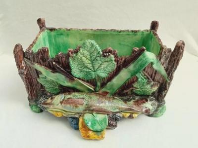  Palissy Ware Palissy Majolica French Palissy majolica beautiful piece 