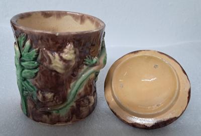  Palissy Ware Palissy Majolica French Palissy majolica box